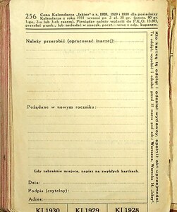 Kalendarz Iskier na rok 1931_256