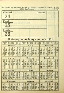 Kalendarz Iskier na rok 1931_213