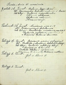 Kartki z notatkami szkolnymi Franciszka Sarnowskiego_18