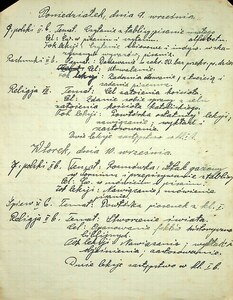 Kartki z notatkami szkolnymi Franciszka Sarnowskiego_25