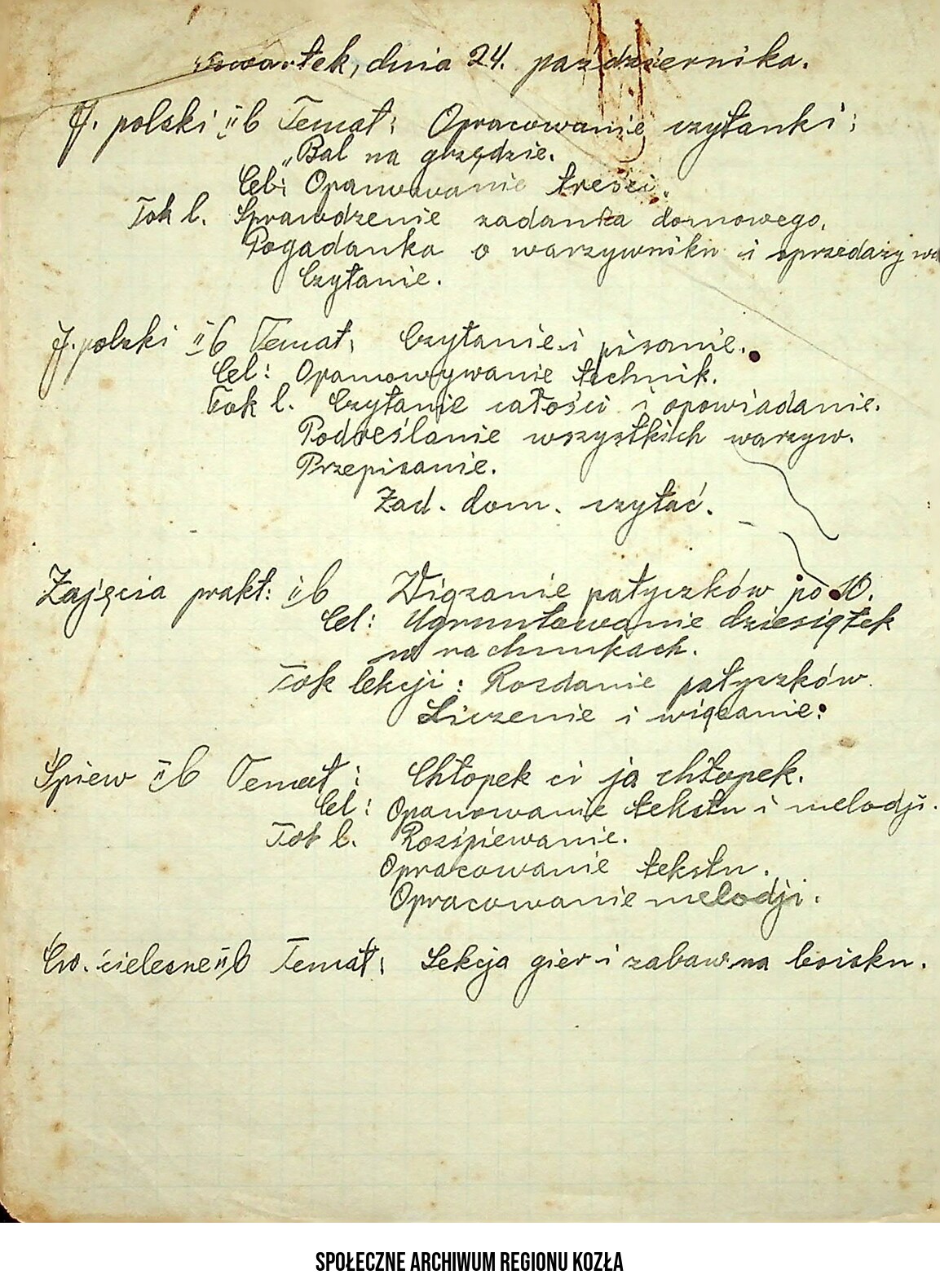 Notatki Franciszka Sarnowskiego