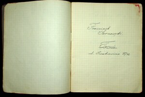 Zeszyt praktyka nauczycielska Franciszka Sarnowskiego 1934-1935_03