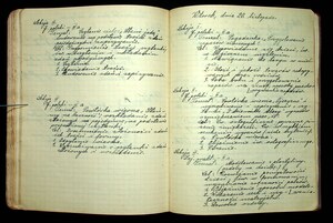Zeszyt praktyka nauczycielska Franciszka Sarnowskiego 1934-1935_36