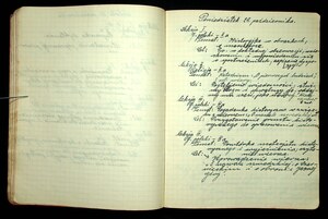 Zeszyt praktyka nauczycielska Franciszka Sarnowskiego 1934-1935_21