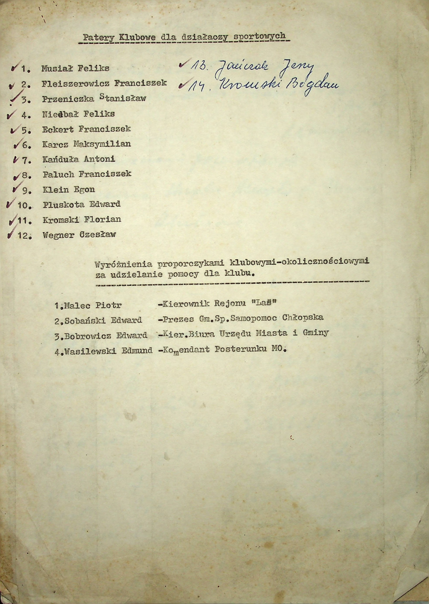 KS OBRA - dokumenty archiwum J. Jańczaka